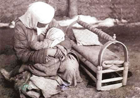 Traditional life in the steppe: national rites after baby birth