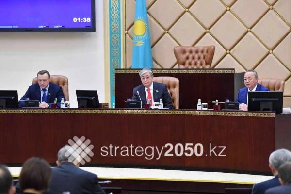Parliament adopted more than 100 laws to implement National Plan All rights reserved. Any use of the materials published on www.strategy2050.kz for any purpose except personal needs is possible only with placing a hyperlink to the strategy2050.kz website 
