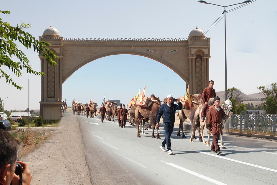 The caravan from Xian arrived in Taraz