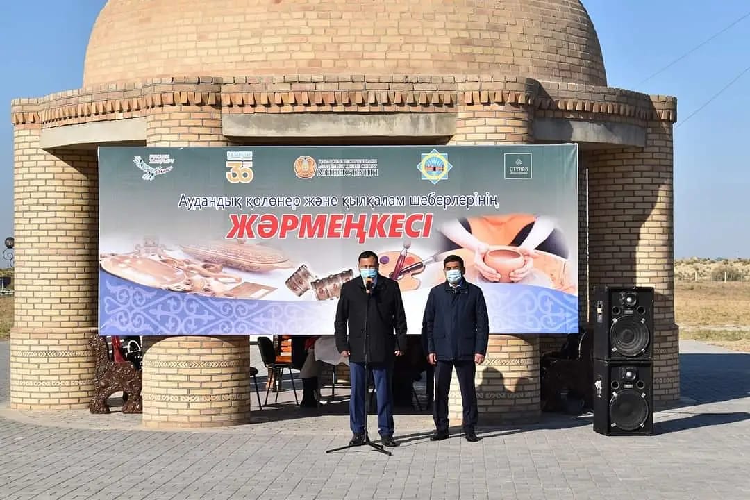 ОТЫРАРДА ҚОЛӨНЕР ШЕБЕРЛЕРІНІҢ ЖӘРМЕҢКЕСІ ӨТТІ