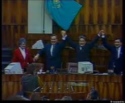 Қазақстанның тәуелсіздігінің жариялануы және ТМД-ның  құрылуы.