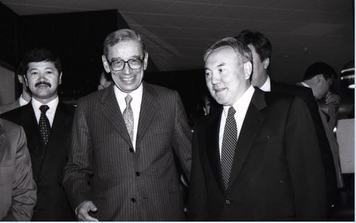 1996 жылы Елбасы Н.Ә.Назарбаев Женевада БҰҰ бас хатшысы Б.Бутрос-Галимен кездесті.