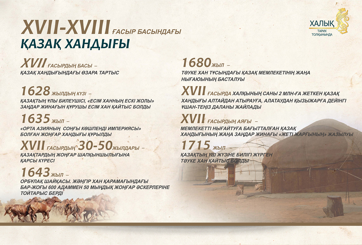 Казахское ханство в XVII– начале XVIII века
