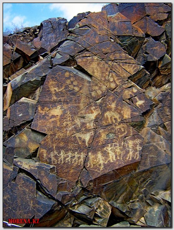 Rock carvings of Semirechya