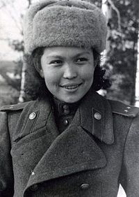 Сегодня родилась  Доспанова Хиуаз Каировна - единственная лётчица-казашка Великой Отечественной Войны