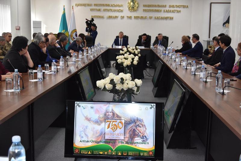 Алматыда Алтын Орданың 750 жылдығына арналған дөңгелек үстел өтті Алматыда Алтын Орданың 750 жылдығына арналған дөңгелек үстел өтті